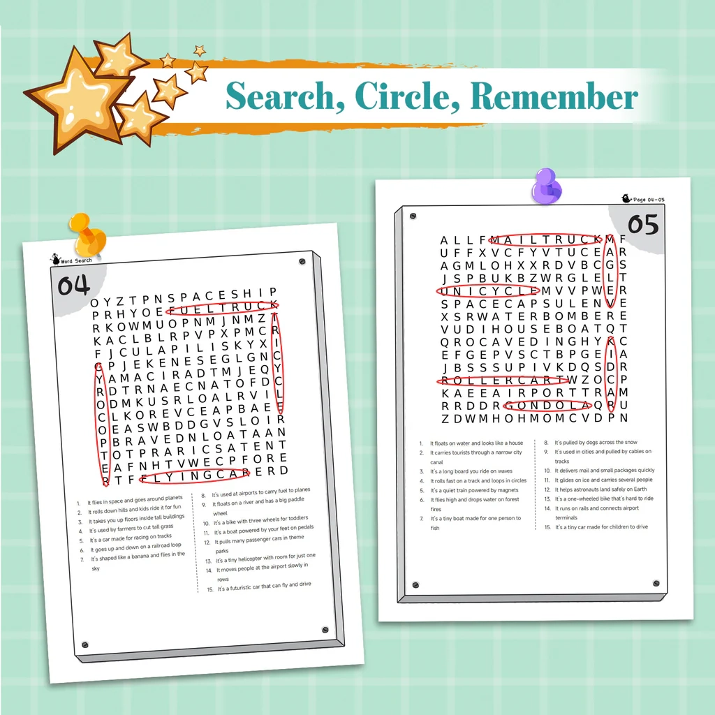 WORD SEARCH Guess The Word Fun And Educational Word Puzzles For Kid ZHIDIAN Book