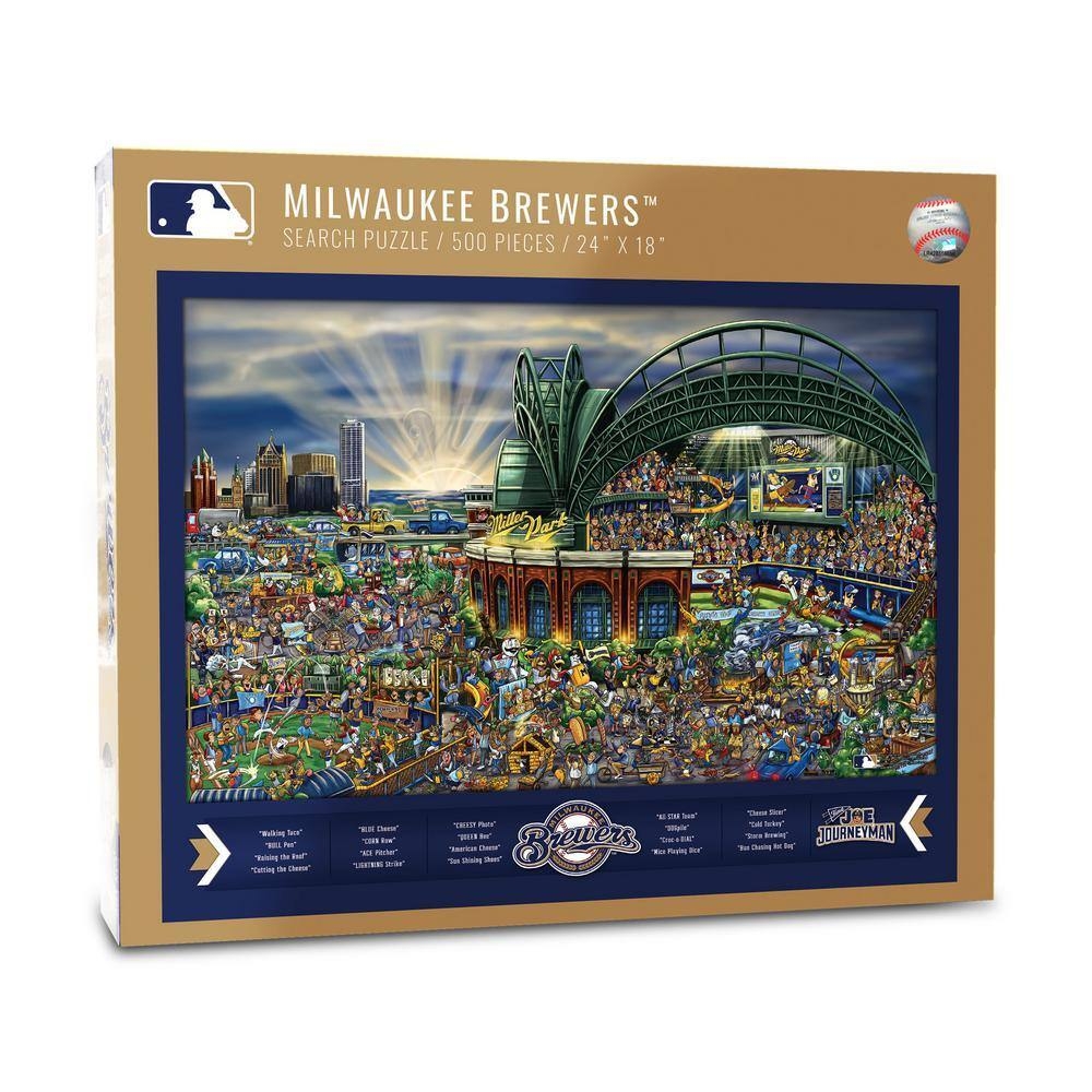YouTheFan MLB Milwaukee Brewers Joe Journeyman Puzzle 5021268 The Home Depot